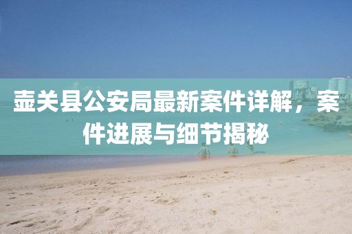 壺關(guān)縣公安局最新案件詳解，案件進展與細(xì)節(jié)揭秘
