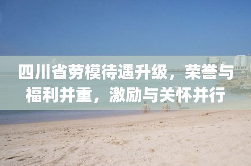 四川省勞模待遇升級，榮譽與福利并重，激勵與關(guān)懷并行
