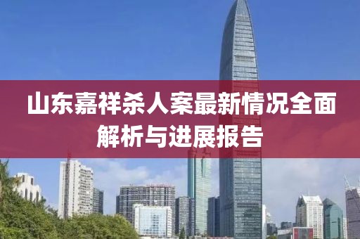 山東嘉祥殺人案最新情況全面解析與進(jìn)展報(bào)告