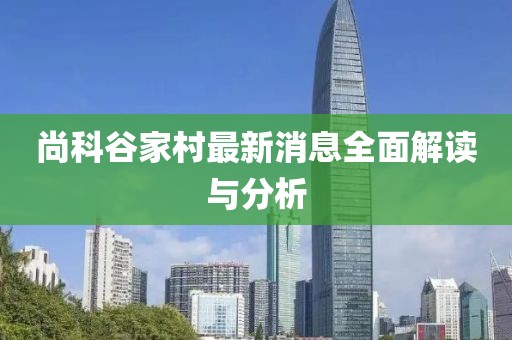 尚科谷家村最新消息全面解讀與分析