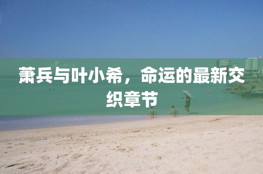 蕭兵與葉小希，命運的最新交織章節(jié)