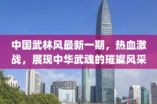 中國武林風最新一期，熱血激戰(zhàn)，展現(xiàn)中華武魂的璀璨風采