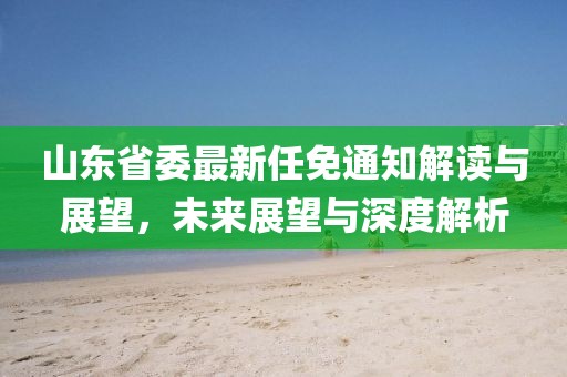 山東省委最新任免通知解讀與展望，未來展望與深度解析