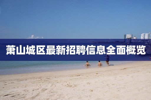 蕭山城區(qū)最新招聘信息全面概覽