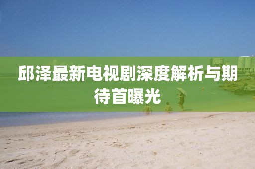 邱澤最新電視劇深度解析與期待首曝光