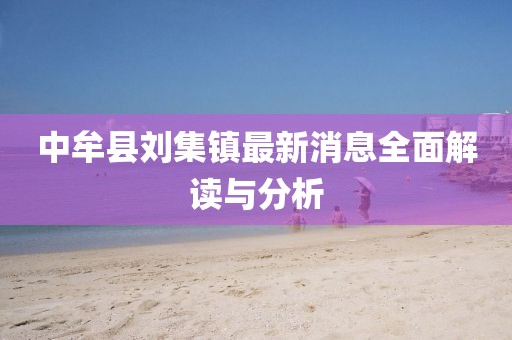 中牟縣劉集鎮(zhèn)最新消息全面解讀與分析