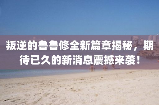 叛逆的魯魯修全新篇章揭秘，期待已久的新消息震撼來襲！