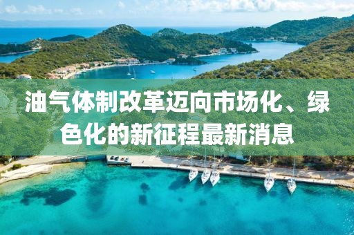 油氣體制改革邁向市場(chǎng)化、綠色化的新征程最新消息