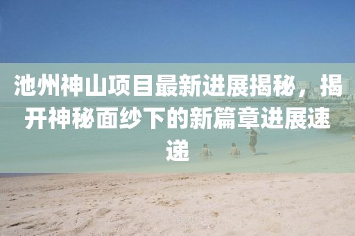 池州神山項目最新進展揭秘，揭開神秘面紗下的新篇章進展速遞
