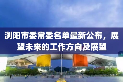 瀏陽市委常委名單最新公布，展望未來的工作方向及展望