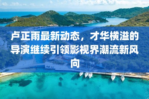 盧正雨最新動態(tài)，才華橫溢的導演繼續(xù)引領(lǐng)影視界潮流新風向