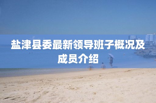 鹽津縣委最新領(lǐng)導(dǎo)班子概況及成員介紹