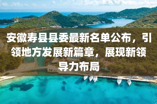安徽壽縣縣委最新名單公布，引領(lǐng)地方發(fā)展新篇章，展現(xiàn)新領(lǐng)導(dǎo)力布局