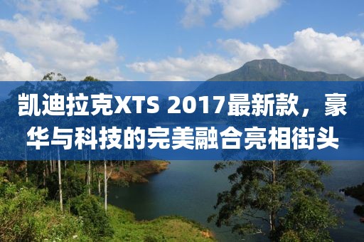 凱迪拉克XTS 2017最新款，豪華與科技的完美融合亮相街頭