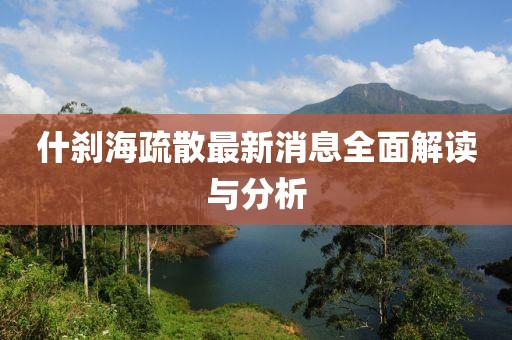 什剎海疏散最新消息全面解讀與分析